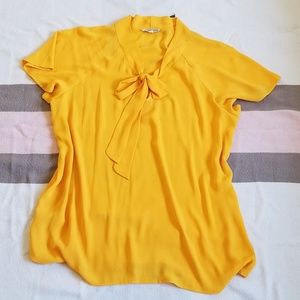 Canary Yellow blouse